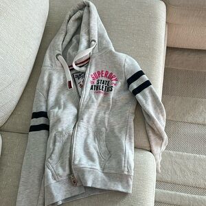 SUPERDRY Athletics White Jacket